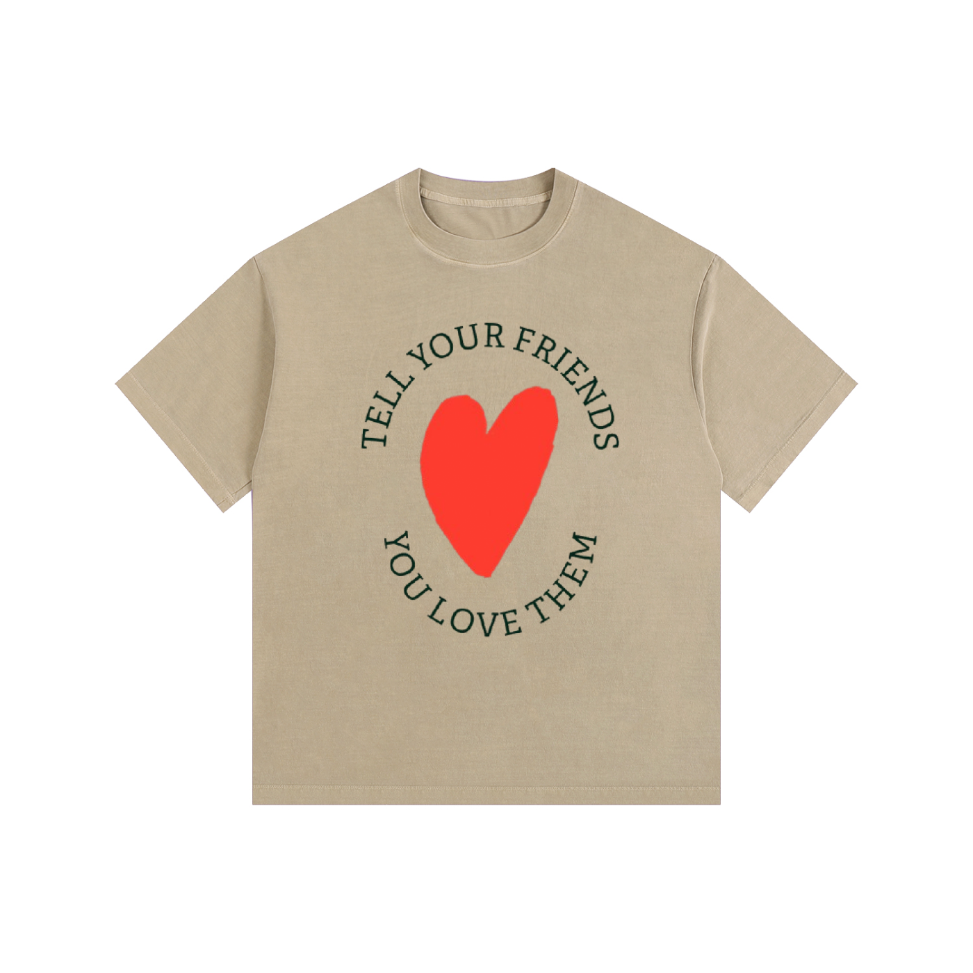 Heart Design Tee - Heavyweight