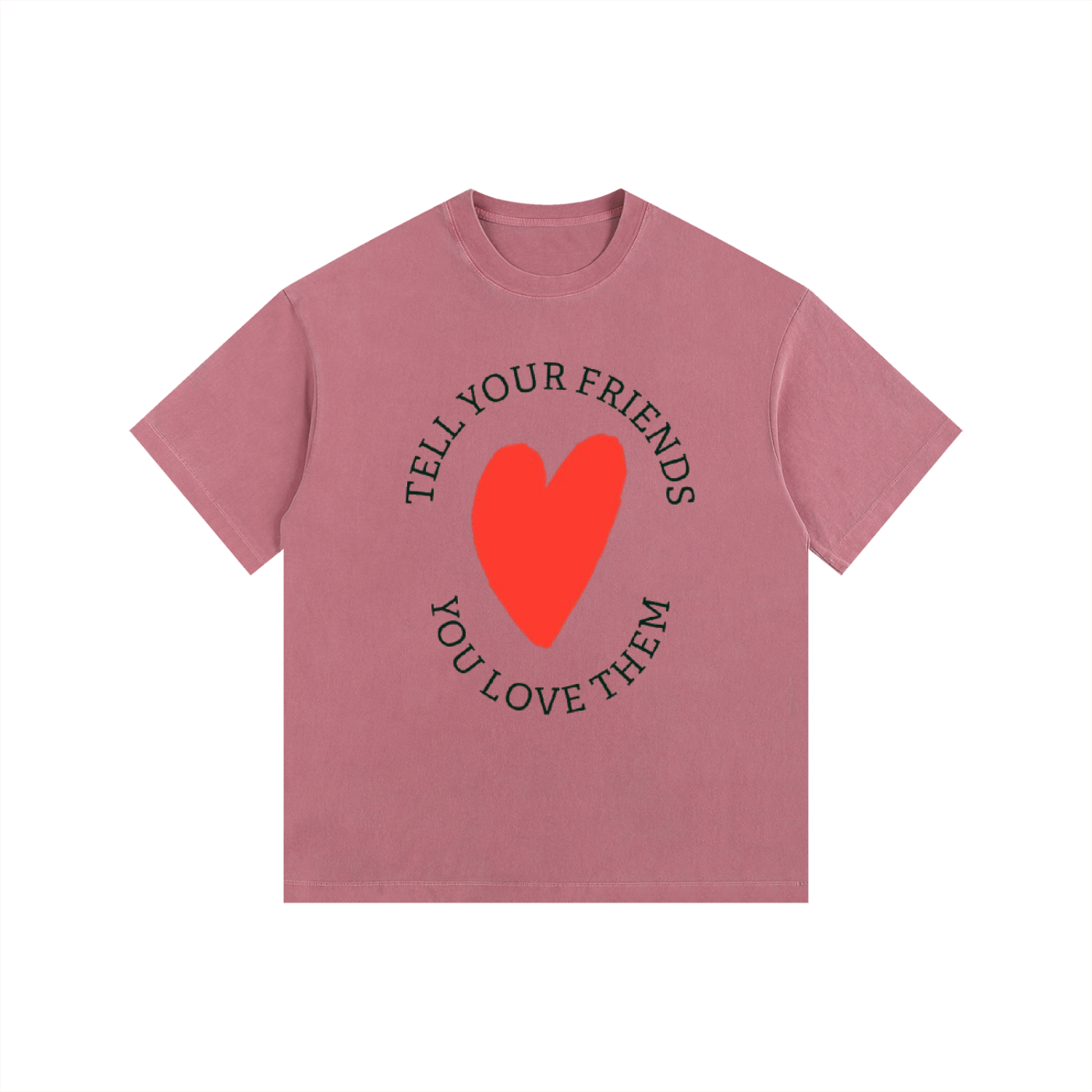 Heart Design Tee - Heavyweight