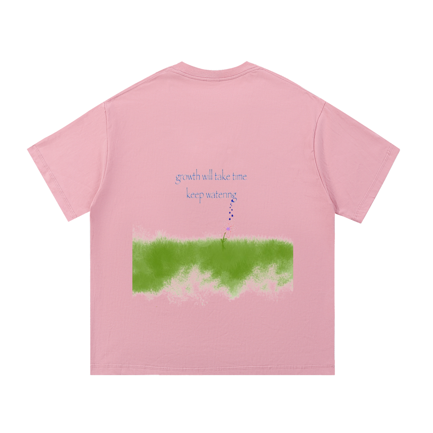 Growth Will Take Time Tee - Cotton