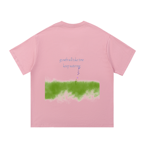Growth Will Take Time Tee - Cotton