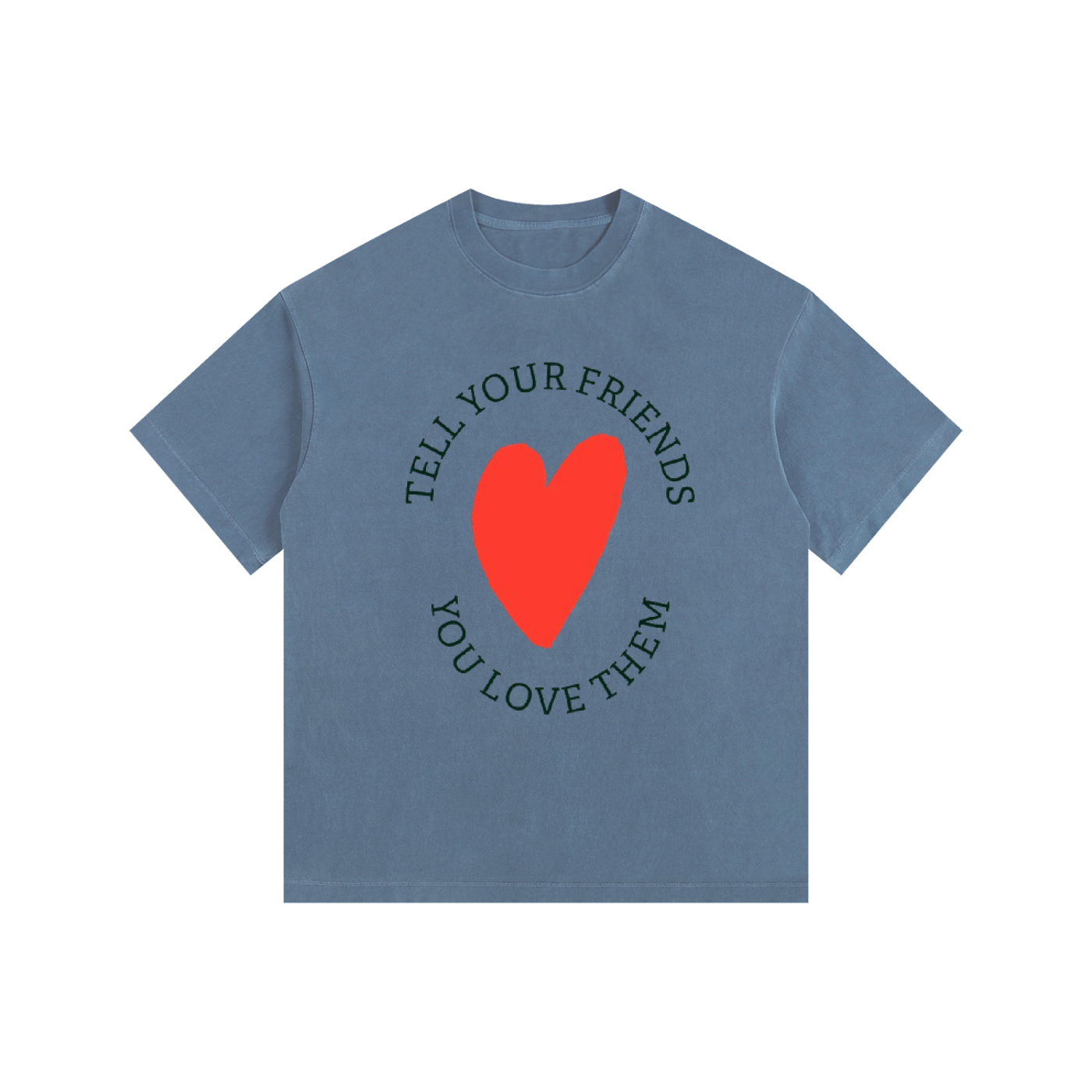 Heart Design Tee - Heavyweight