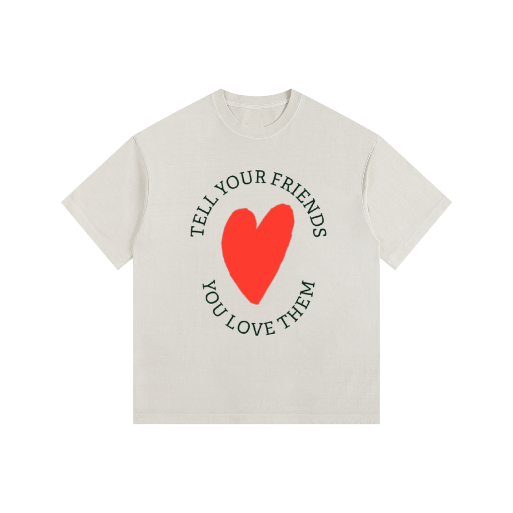 Heart Design Tee - Heavyweight