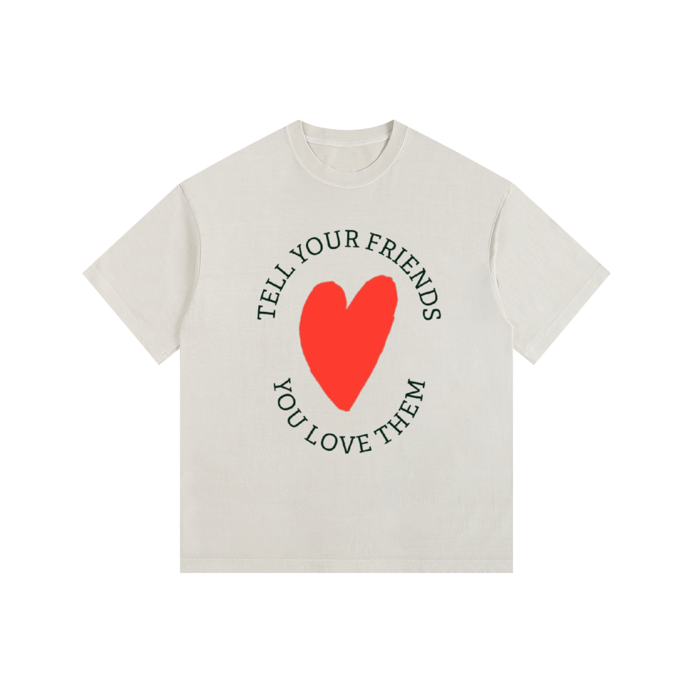 Heart Design Tee - Heavyweight